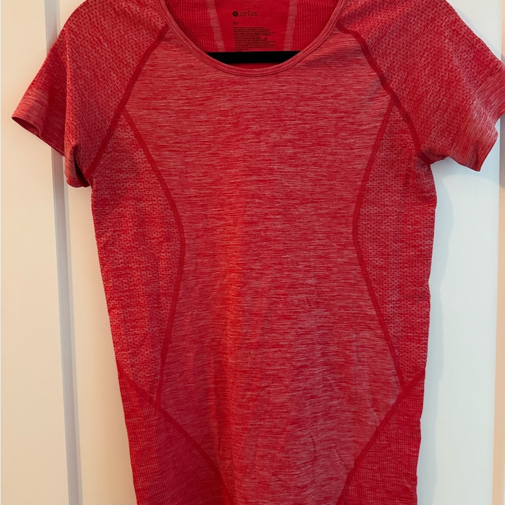 Zella Vibrant Red Short Sleeve Tee